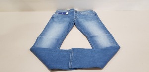 20 X BRAND NEW JACK & JONES ORIGINALS BLUE DENIM JEANS IN SIZE 34/34 RRP £30.00 (TOTAL RRP £600.00)