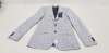 20 X BRAND NEW BURTON MENSWEAR GREY SLIM FIT BLAZERS SIZE 40S, 40R, 40L, 44R AND 46R