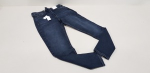 15 X BRAND NEW TOPSHOP JAMIE DARK BLUE DENIM JEANS SIZE 14