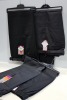 100 X BRAND NEW WINTERBOTTOMS TROUSERS IN GREY, CHARCOAL AND BLACK IN VARIOUS KIDS SIZES