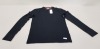 13 X BRAND NEW SUPERDRY WASHED BLACK LONG SLEEVED POLO SHIRTS SIZE LARGE