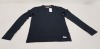 13 X BRAND NEW SUPERDRY WASHED BLACK LONG SLEEVED POLO SHIRTS SIZE LARGE