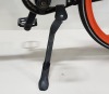ORANGE & SILVER CITY / CAMPING BICYCLE - ROBUST ALUMINIUM 19 X 48 FRAME, SOLID PUNCTURE PROOF 24 TYRES, DYNAMO BUILT INTO FRONT WHEEL HUB, INTEGRATED BRAKE CABLES, COMPLETE WITH FRONT BASKET. PHOTOS ARE AN AVERAGE REPRESENTATION OF CONDITION - 8