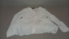 22 X BRAND NEW IN THE STYLE WHITE BUTTON DOWN BLOUSE IN SIZE ( UK 16)