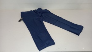 10 X BRAND NEW BURTON MENSWEAR SKINNY SUIT PANTS IN BLUE IN SIZES ( 5 X IN UK 32 R ) ( 5 X IN UK 34 S )