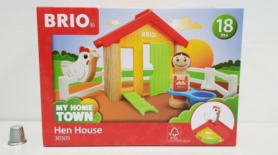 18 X BRAND NEW BRIO MY HOME TOWN HEN HOUSE - IN 3 BOXES