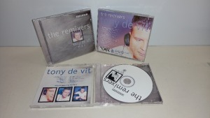 100 X FANTAZIA CDS - TONY DE VIT - THE REMIXERS (IN 4 BOXES)