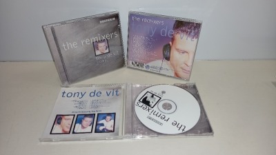 100 X FANTAZIA CDS - TONY DE VIT - THE REMIXERS (IN 4 BOXES)