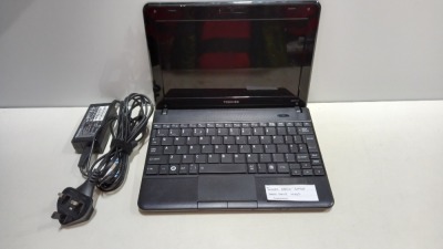 TOSHIBA NB510 LAPTOP HARD DRIVE WIPED - WITH CHARGER