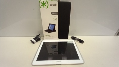 SAMSUNG TABLET - WITH NEW CASE AND CHARGER