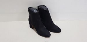 12 X BRAND NEW TOPSHOP BELIZE BLACK ANKLE BOOTS UK SIZE 7 RRP £39.00 (TOTAL RRP £468.00)