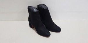 12 X BRAND NEW TOPSHOP BELIZE BLACK ANKLE BOOTS UK SIZE 7 RRP £39.00 (TOTAL RRP £468.00)