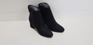 12 X BRAND NEW TOPSHOP BELIZE BLACK ANKLE BOOTS UK SIZE 4 RRP £39.00 (TOTAL RRP £468.00)