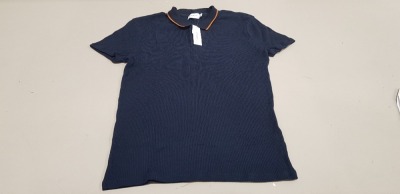 12 X BRAND TOPMAN NAVY POLO SHIRTS UK SIZE XXL
