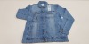 10 X BRAND NEW NOISY MAY MEDIUM BLUE DENIM BUTTONED JACKETS IN SIZE UK L RRP-£34.00 TOTAL RRP-£340.00