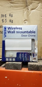 24 X BRAND NEW WIRELEES WALL MOUNTED DOOR CHIME ( 50 METER RANGE ) NO WIRES NEEDED