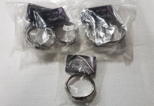 1440 X BRAND NEW PURPLE IVY SILVER BRACELETS