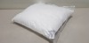 12 X NIMBUS EMPORIUM LUXIOURIOUS PILLOWS ( CORE 100% DUCK FEATHER ) ( OUTER 90% GOOSE DOWN 10% GOOSE FEATHER )