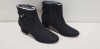 21 X BRAND NEW DOROTHY PERKINS BLACK ARIA SHELVED ANKLE BOOTS IN UK SIZE 3, 6, 7 ND 8 RRP-£38.00 TOTAL RRP-£798.00