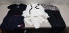 6 PIECE MIXED CLOTHING LOT CONTAINING TOMMY HILFIGER TRUNKS SIZE XL, STELLA MCCARTNEY BODYSUIT SIZE SMALL, REQUIION BLOUSE SIZE 12, TOMMY HILFIGER TOP SIZE XL, SELF PORTRAIT TOP UK SIZE 8, HUGO BOSS TROUSERS SIZE 48