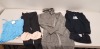 6 PIECE MIXED CLOTHING LOT CONTAINING MNG TROUSERS SIZE 6, SEAFOLLY BIKINI TOP SIZE 14, RALPH LAUREN DRESSING GOWN SIZE L, CREW CLOTHING COMPANY JUMPER SIZE XL, CYBER JAMMIES PJ TOP SIZE 14, FANTASIE BRA SIZE 32E
