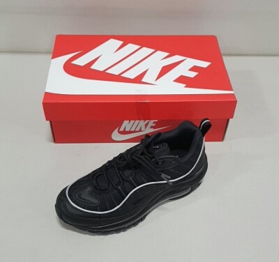 3 X BRAND NEW NIKE BLACK AIRMAX TRAINERS UK SIZE 5