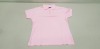 42 X BRAND NEW PAPINI LADIES POLO TOPS IN SOFT PINK IN SIZES ( 26 X IN UK 14 ) ( 16 X IN UK 16 )