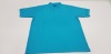 47 X BRAND NEW PAPINI POLO TOPS IN TURQUOISE IN SIZE ( UK L )