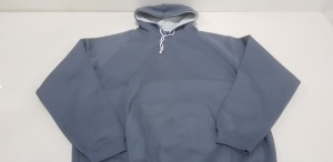 20 X BRAND NEW PAPINI ADULT HOODED JUMPERS IN GREY IN SIZE ( UK XS)