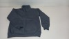 25 X BRAND NEW PAPINI QUARTER ZIP TURTLENECK JUMPERS IN TITANIUM GREY IN SIZE ( UK S)