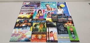 APPROX 44 X VARIOUS UNITED DANCE RETRO FLYERS AND POSTERS IE UNITED DANCE 1996, NEW YEARS EVE 95, AUGUST BANK HOLIDAY SPECTACULAR, UNITED DANCE & TEMPTATION 1994, A MIDSUMMER NIGHTS MADNESS 1997 ETC