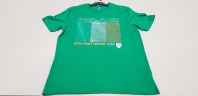 100 X BRAND NEW F&F IRELAND SIX NATIONS 21 TOPS SIZE MEDIUM