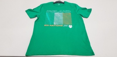 100 X BRAND NEW F&F IRELAND SIX NATIONS 21 TOPS SIZE XL