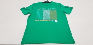 68 X BRAND NEW F&F IRELAND SIX NATIONS 21 TOPS SIZE 3XL, LARGE AND XS