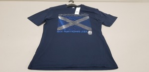 100 X BRAND NEW F&F SCOTLAND SIX NATIONS 21 TOPS SIZE MEDIUM