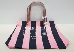 28 X BRAND NEW JACK WILLS TOTE BAGS IN ONE SIZE RRP £19.95 (TOTAL RRP £558.60)