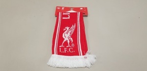 20 X BRAND NEW LIVERPOOL (L.F.C) SCARVES