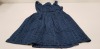 12 X BRAND NEW JACK WILLS NAVY LACY FIT FLARE DRESS WITH OPEN BACK UK SIZE 6