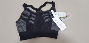 29 X BRAND NEW USA PRO SPORTS BRAS IN BLACK (UK10) - RRP £23.00PP