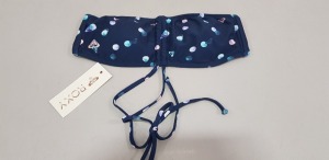 15 X BRAND NEW ROXY NAVY NIGHT POINT BIKINI TOPS (SIZE M/12) - PICK LOOSE - RRP £27.99PP