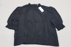 20 X BRAND NEW DOROTHY PERKINS BLACK BLOUSE (SIZE UK20)