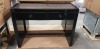 1 X BLACK MIRROR CRUSH 2 DRAWER DRESSING TABLE (110X40X80CM) WITH BOX ** NOTE: THESE ITEMS ARE TO BE COLLECTED IN PERSON ONLY WITH PORTERS ASSISTANCE - THEY ARE TOO FRAGILE FOR 3RD PARTY CARRIAGE - WE WILL NOT BE RESPONSIBLE FOR DAMAGES OCCURRING AFTER T