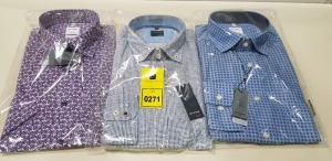 20 X BRAND NEW MENS DESIGNER BUTTONED SHIRTS IN VARIOUS STYLES AND SIZES IE OLYMP