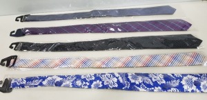 50 X BRAND NEW OLYMP DESIGNER TIES IN VARIOUS STYLES AND SIZES