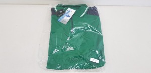 50 X BRAND NEW PAPINI PINE QUARTER ZIP POLO SHIRTS SIZE L