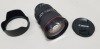 CANON EOS 5D MARK IV CAMERA - DS126601. COMPLETE WITH CANON 100MM MACRO LENS, CANON 70-200MM ULTRASONIC ZOOM LENS WITH CASE, 1:2.8l IS II USM, CANON 24-70MM ULTRASONIC LENS, BATTERY CHARGER, GODOX XPRO FLASH TRIGGER - ALL IN A LOWEPRO CAMERA BACKPACK - 4