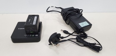 CANON CG-A20 BATTERY CHARGER WITH POWER CABLE & 1 X BP-A30 BATTERY