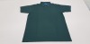 58 X BRAND NEW PAPINI POLO TOPS IN DARK GREEN IN SIZE S