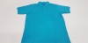 35 X BRAND NEW PAPINI POLO TOPS IN TURQUOISE IN SIZE ( UK XS)