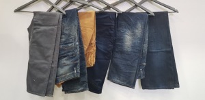 6 X BRAND NEW G STAR RAW JEANS IN VARIOUS COLOURS SIZE 30